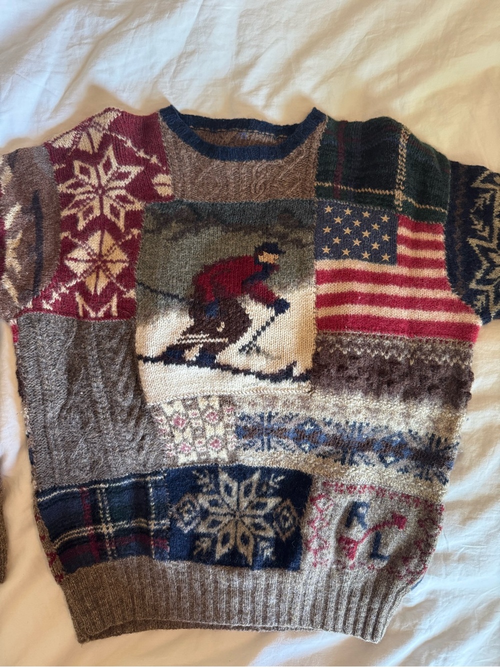 Vintage Ralph Lauren Men's Suicide Ski Sweater - Picture 2 of 5